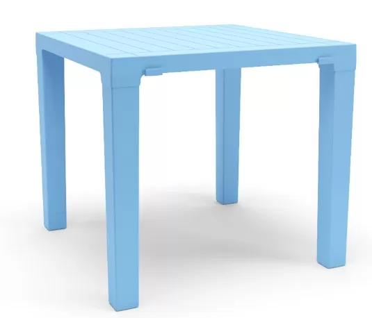 MESA NIL EM TERMOPLÁSTICO ABS DE ALTA RESISTENCIA - QUADRADA 0.80 X 0.80 CM