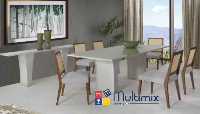 Cadeira para Sala de Jantar / Área Gourmet Bariloche - em madeira estofada *diversas opções de revestimento