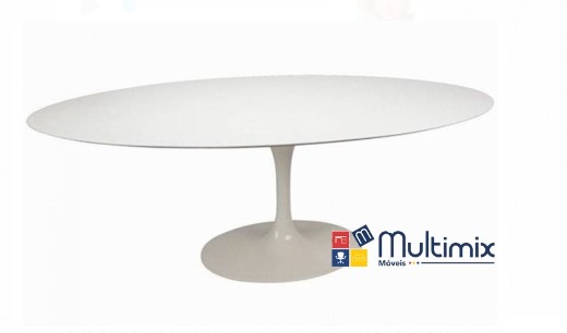 Mesa de Jantar Saarinen - modelo OVAL com 1,90 m x 1,10 m