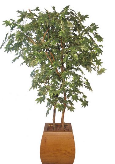 árvore Maple Frost Artificial 13009c - Com 2,00 M De Altura * Tronco Natural E Folhas Em Seda