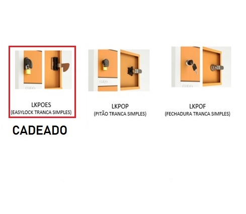 Mini Locker Porta Objetos | Easylock, Cores Diversas