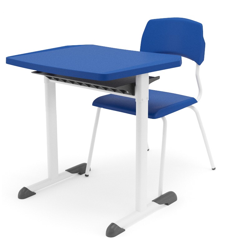 Conjunto Mesa e Cadeira Escolar Eloplax Juvenil