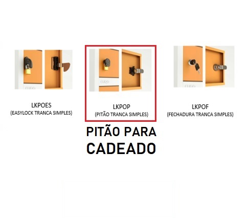 Locker Caixa Postal De Aço Correspondência I Porta Celular e Objetos - 20 Portas | Pitão , Cores Diversas, Easylock