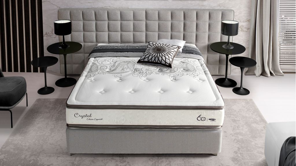 Cabeceira Estofada Romana Para Cama Queen Size