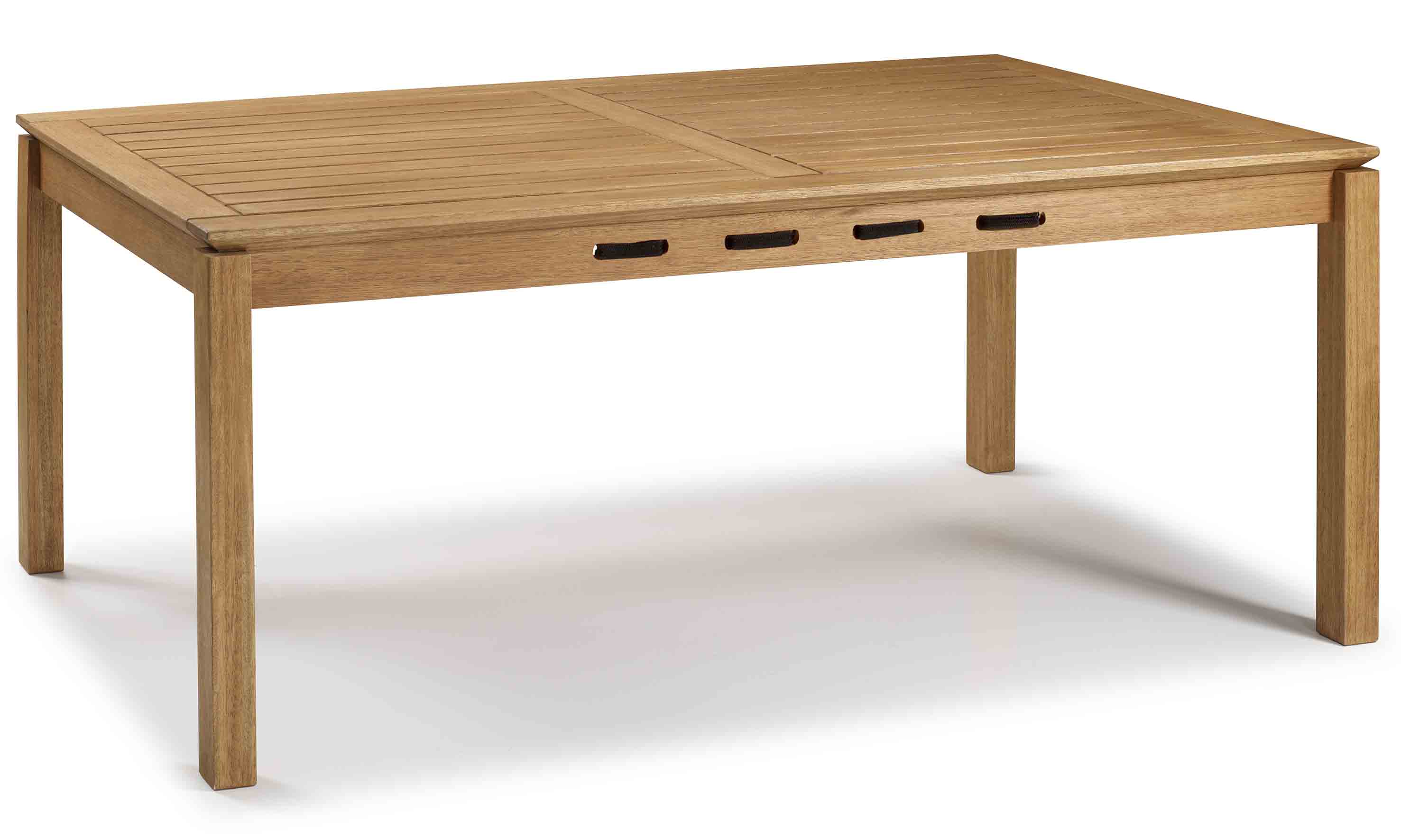 Mesa de Jantar em Madeira Corda Preta | Linha Traço - Alt. 0,75 cm X Larg. 1,80 cm X Prof. 0,93 cm - Espaço Casa e Jardim