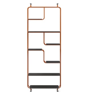 Estante Linha Pix - Larg. 0,95m × Prof. 0,30m × Alt. 2,53m