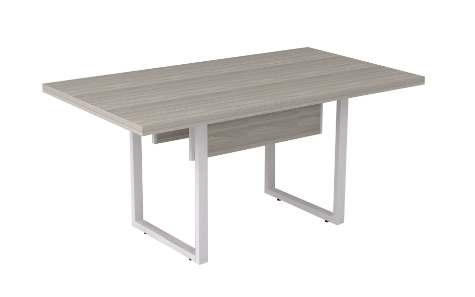 Mesa de Reunião Pé Quadrado 200 x 90 | Linha Prima ARQ 40mm